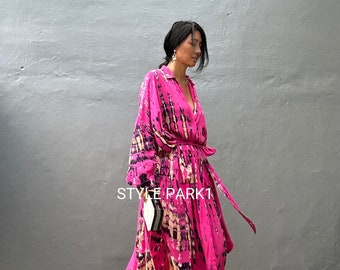 PCT06/Long Shirt dress,Maxi dress,,Loose top, Summer women dress,Stylish,Pecatu dress