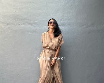 SMK06/ Jumpsuit, Stylish dress, Summer jumpsuit, Luxury style , Boutique, Elegant, Bali vacation, Summer night dress