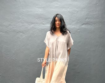 LU04/Kaftan dress , Resort wear, Bikini cover up, Beach dress, Boho chic ,Summer dress