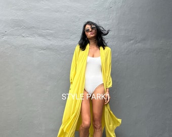 DF/KS173/Kimono, Look da vacanza, Accappatoio ampio, Copricostume da spiaggia, Copricostume da bagno, Abito da casa