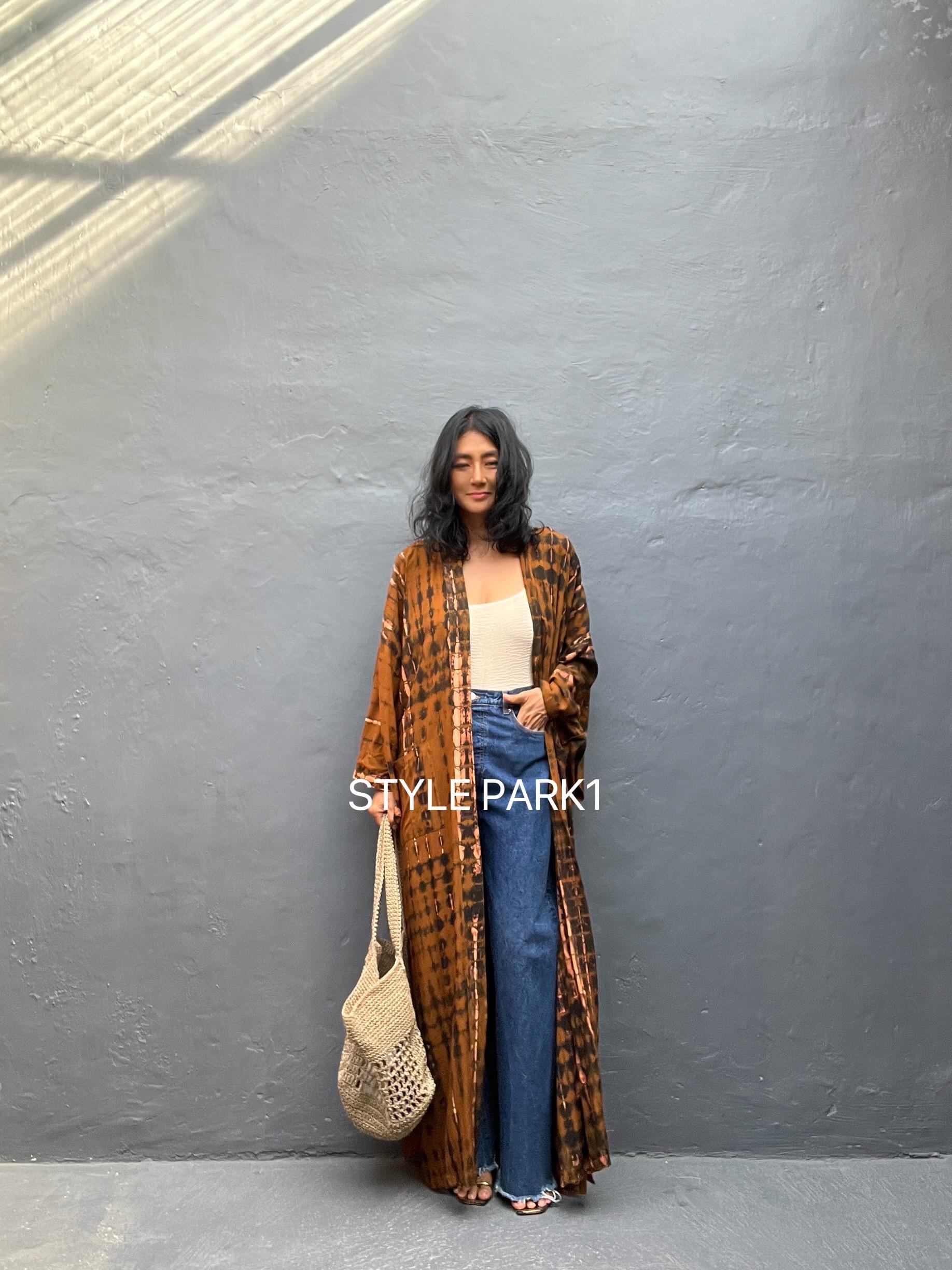 Kimono Maxi-long Dress/Robe main image 1