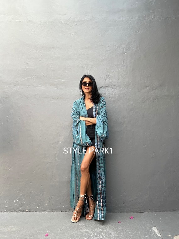 Lkb162/oversized Length Long Kimono, Robe, Summer,unisex Kimono
