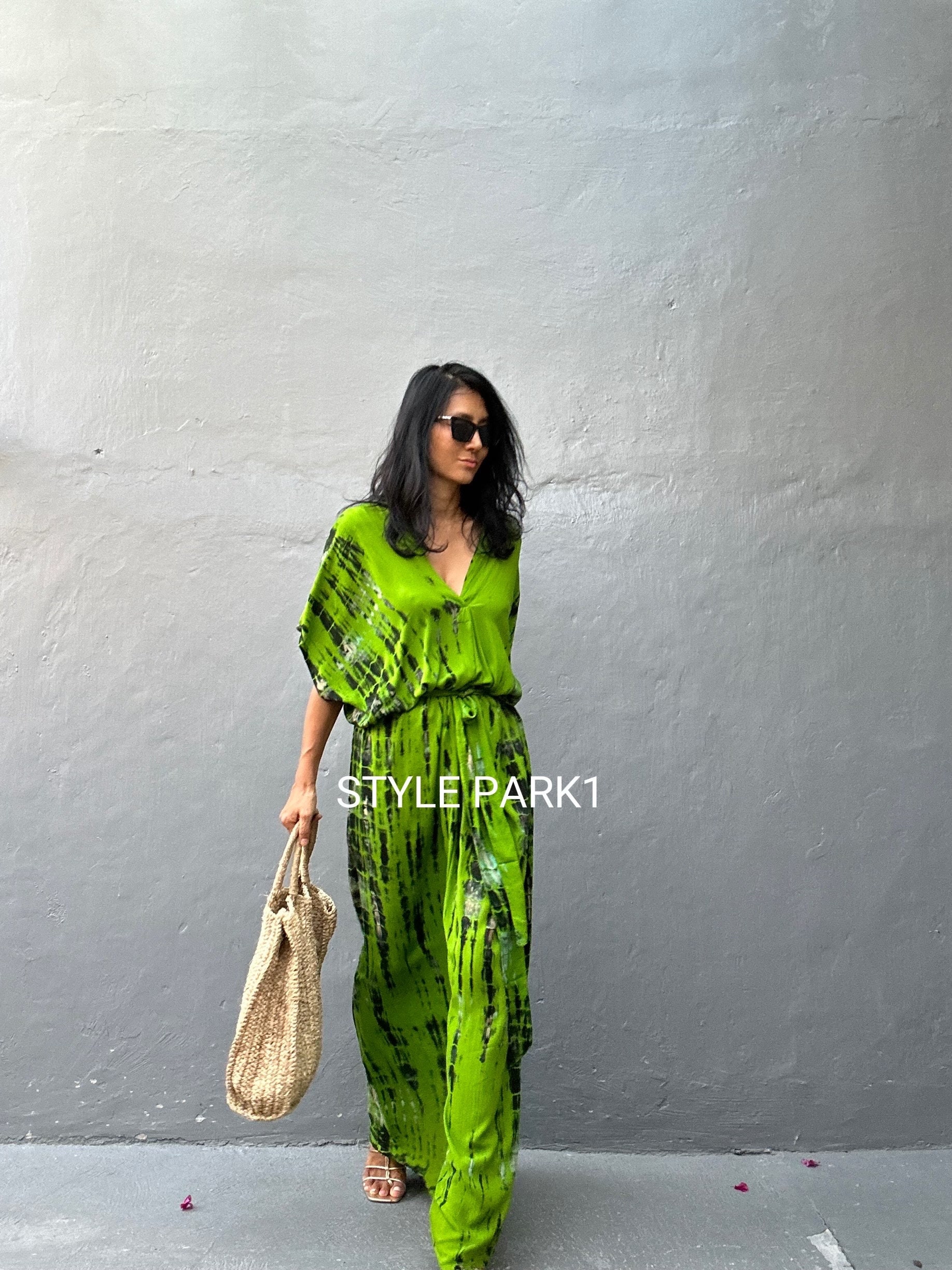 Green Holiday Dress Women
