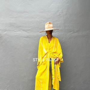 LKSB30/For tall women,Oversized Long Kimono, Robe, Summer,Unisex Kimono,Tall Womens,Vacations, Plus size zdjęcie 7