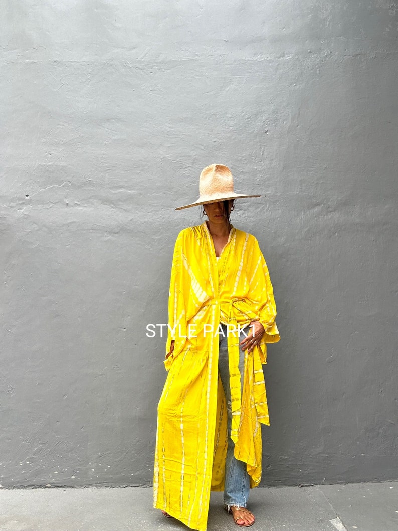 LKSB30/For tall women,Oversized Long Kimono, Robe, Summer,Unisex Kimono,Tall Womens,Vacations, Plus size zdjęcie 7