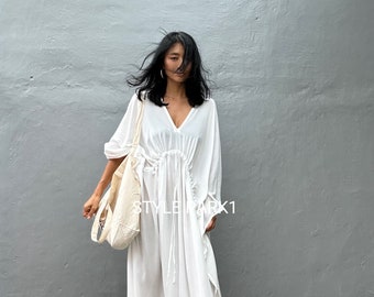 ULL40/Sexy Kaftan dress,Lounge wear ,Summer dress,Arab style,Boho dress,luxury style.