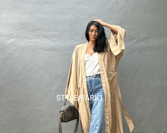 LKB41/Oversized length Long Kimono, Robe, Summer,Unisex Kimono,Tall Women’s,Vacations, Holiday Look