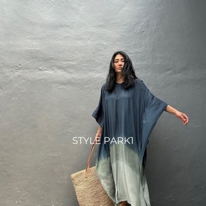 LG04/Kaftan dress, Resort wear, Summer daily look, Boho dress,Simple,Home dress,Simple image 4