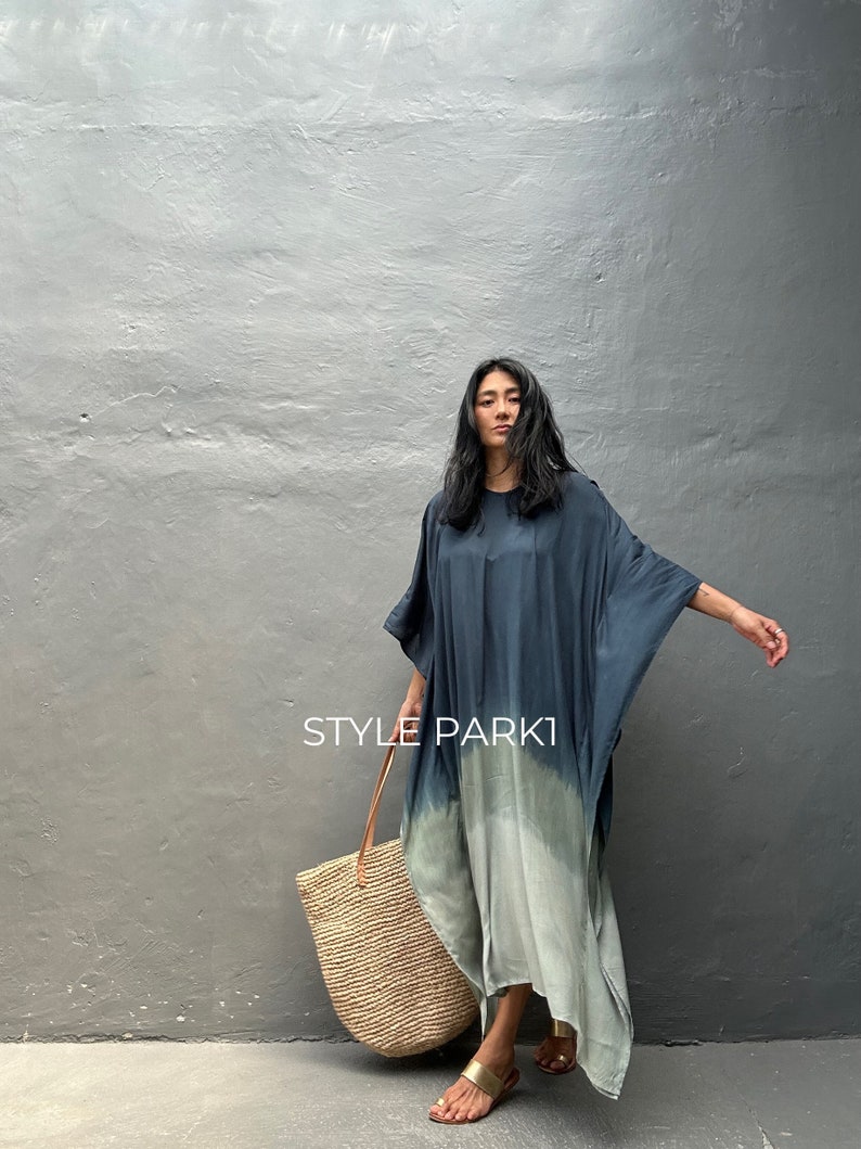 LG04/Kaftan dress, Resort wear, Summer daily look, Boho dress,Simple,Home dress,Simple image 4