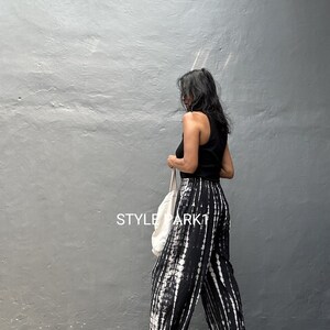 Y04/Yoga,Long Trendy ,Boho Pants,Wide Leg,Beach Pants, Whole body,Airplane zdjęcie 3