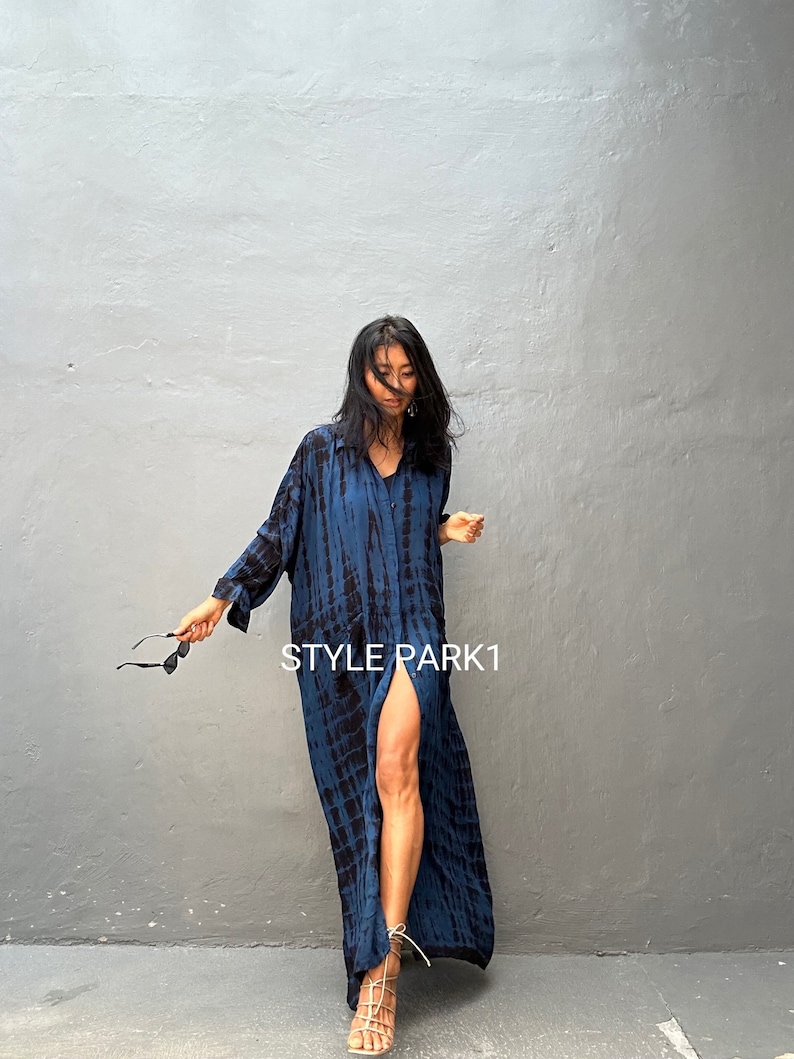 PCT03/Long Shirt dress,Maxi dress,,Loose top, Summer women dress,Stylish,Pecatu dress zdjęcie 2