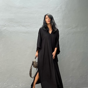 KTM50/Midi  tie dyed ,Kaftan simple Dress, stylish, Elegant, Miami,lbiza,Holiday Dress,Evening dress,loose fit