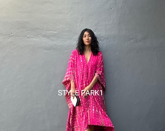 ULS52/Sexy Midi Kaftan dress,Lounge wear ,Summer dress,Arab style,Boho dress,luxury style.