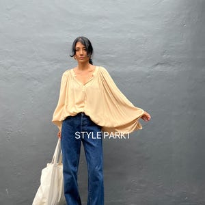 Bd88/Very Oversized,Loose fitting ,tunic dress, shirring,resort wear,Boho Short dress/Beach cover up/Summer ,Holiday,vacation