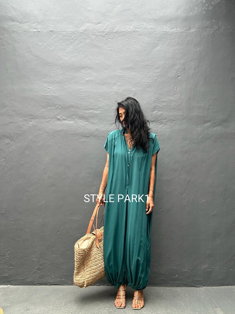 Combinaison SMK17, robe élégante, combinaison d'été, style luxueux, boutique, élégante, vacances à Bali, robe de nuit d'été image 13