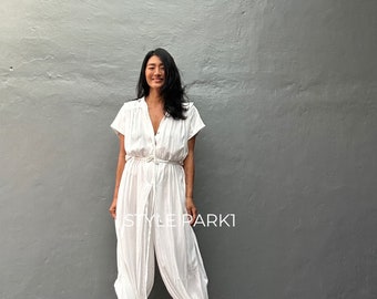 SMK05/Jumpsuit, Stylish dress, Summer jumpsuit, Luxury style , Boutique, Elegant, Bali vacation, Summer night dress