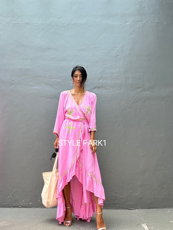 Wq14/wrap Long Summer Dress, Beach Kimono ,sexy Dress, Dress,vacation Dress,holiday  Dress - Etsy
