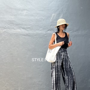 Y04/Yoga,Long Trendy ,Boho Pants,Wide Leg,Beach Pants, Whole body,Airplane zdjęcie 6