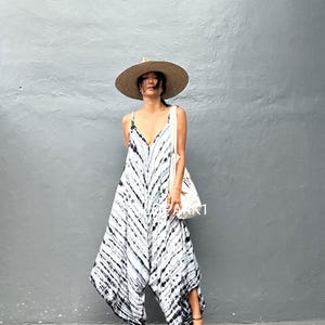 JP99/Jumpsuit,Maxi Jumpsuit,Boho Jumpsuit,Sommer Jumpsuit,Jumpsuit in Übergröße, Yoga