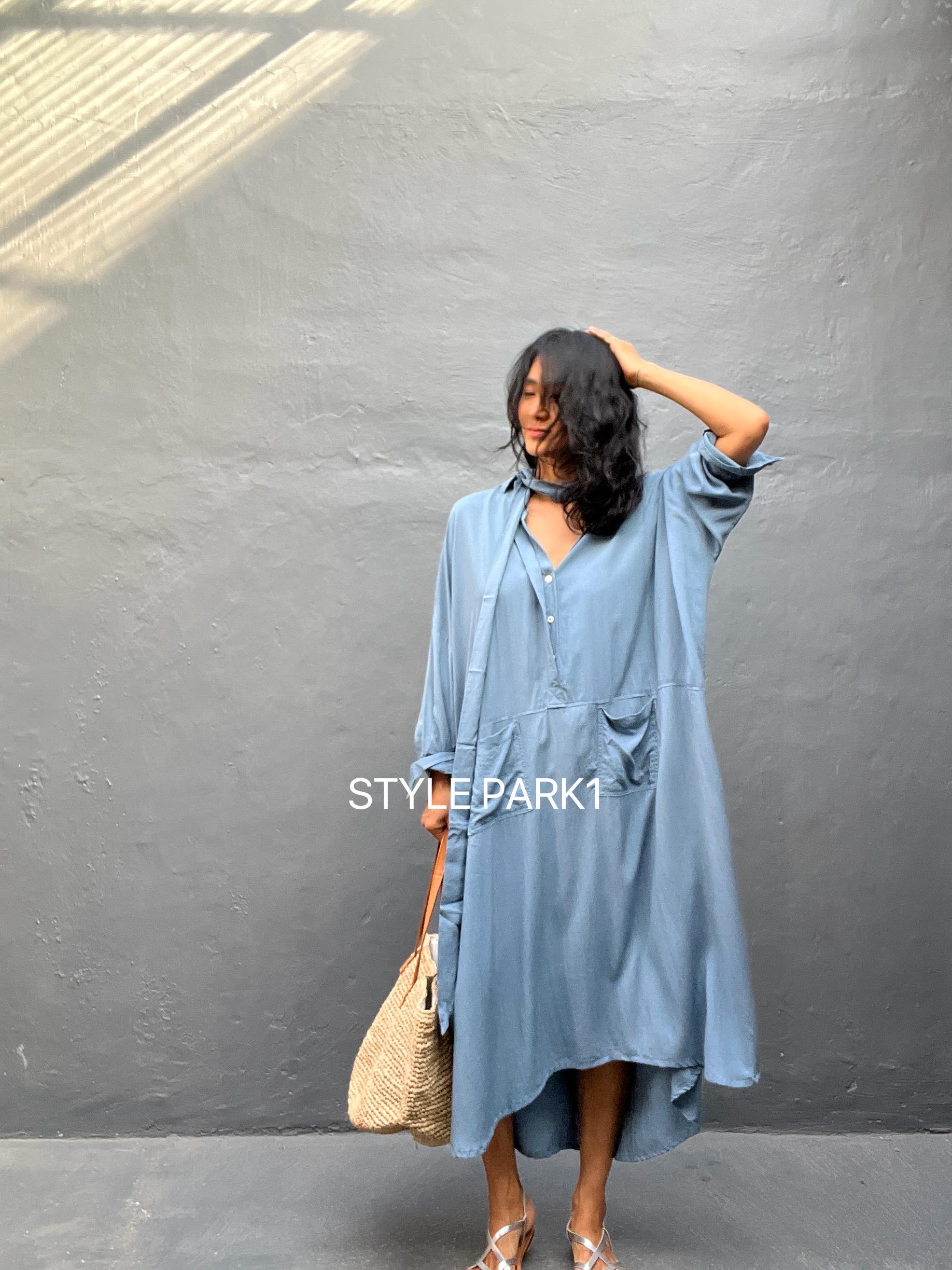 JIML46/ Long Shirt Dress,maxi Dress,,loose Top, Summer Women