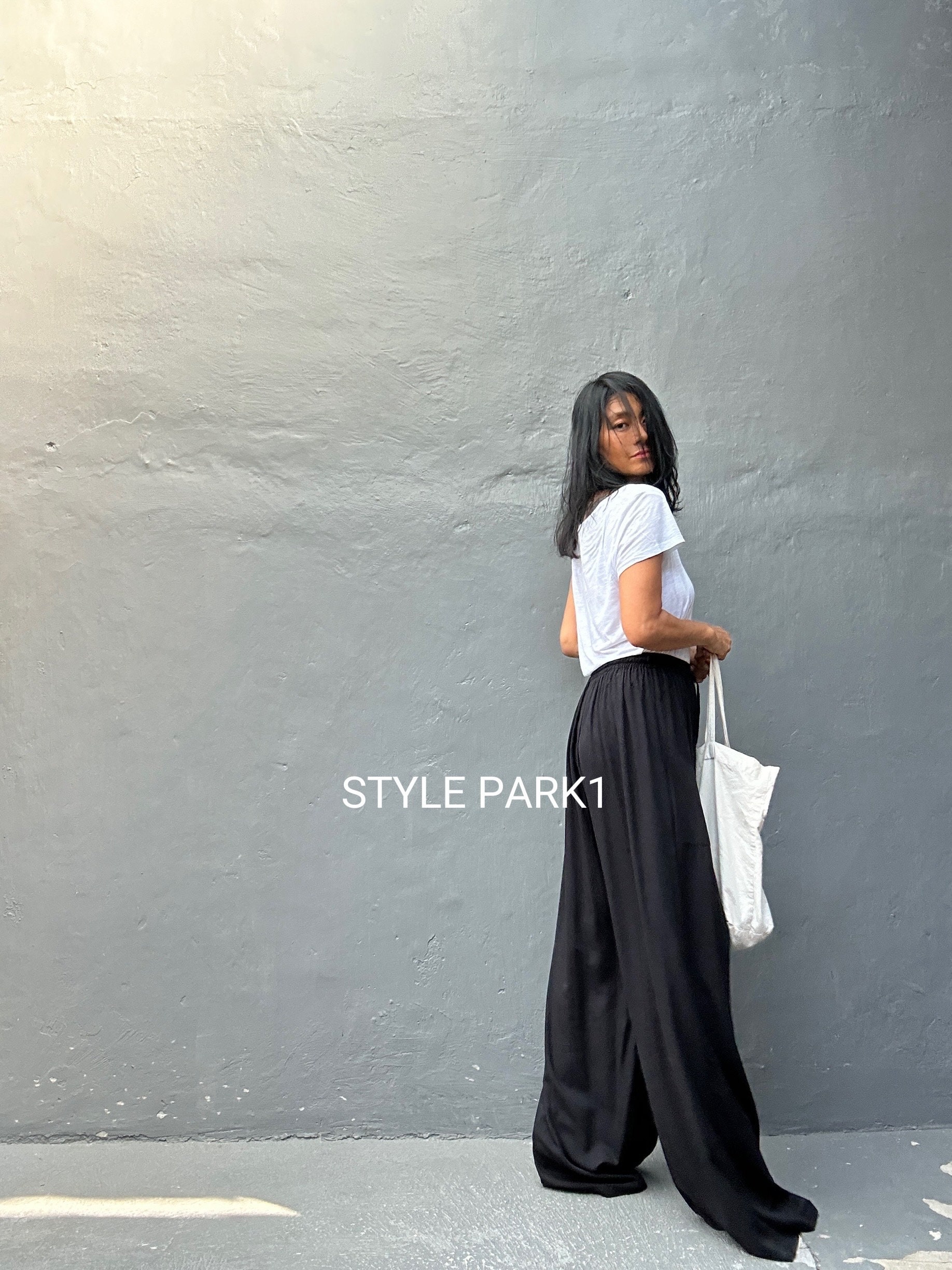 【BAON】Bimtz Summer Basic Banding Wide Pants 61vvq0ZIlfL.jpg