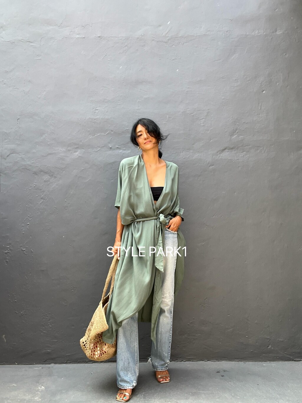 Chunoy Cardigan Kimono In Chiffon Da Donna, Maniche Corte, Aperto Davanti – Leggero E Stampato, Perfetto Per La Spiaggia E L'estate