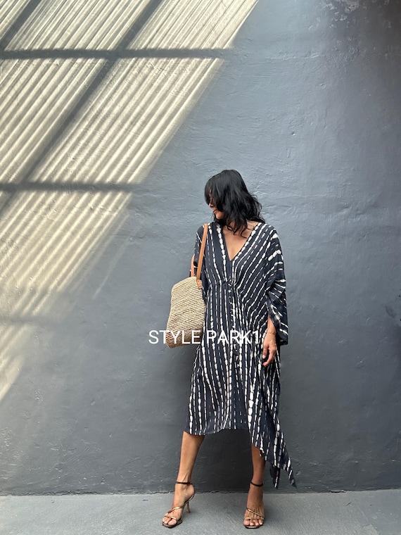 midi kaftan dresses Meera Turquoise Paisley Dress stretch woven fabric GOLDEN PALMS MIDI KAFTAN
