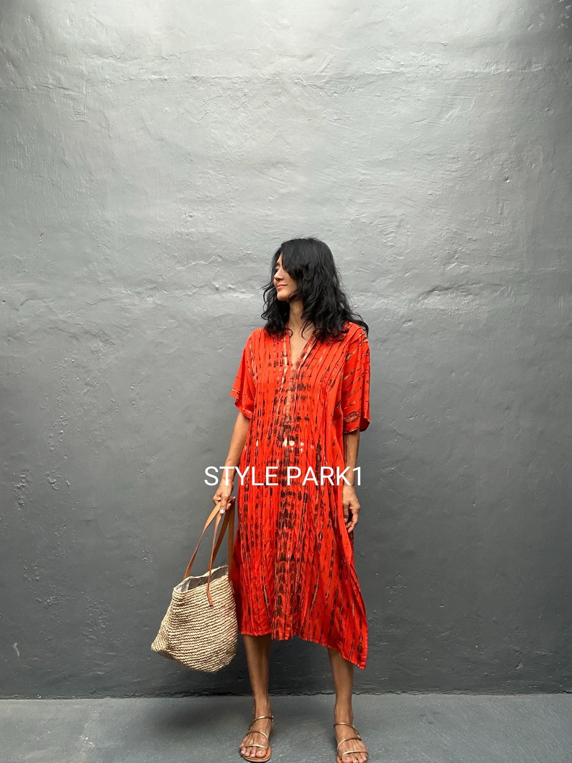 CKM03/kaftan Midi dress,Vacation ,Evening dress,Loose fit,Elegant,Cocktail dress