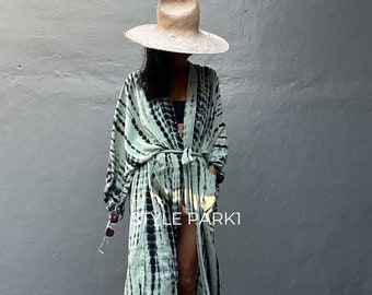 LK138/Long Kimono, Robe, Summer,Unisex Kimono,Tall Women’s,Gife for friends