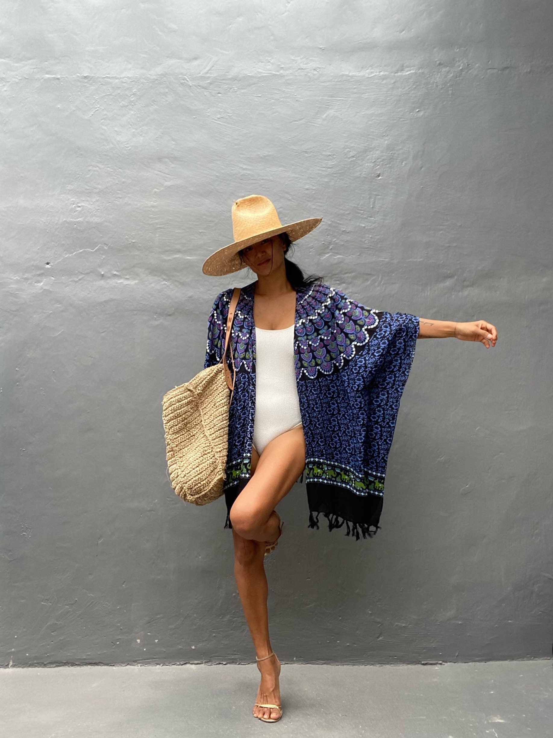 新入荷 Pck10/vacation Bohemian,loosetop,kimono,bali Dress,holiday, トップス