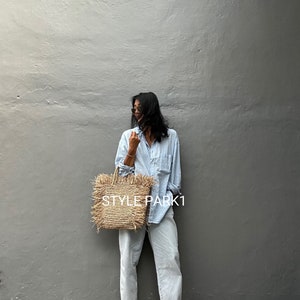 BA13/Woven bag,Beach bag ,,Straw bag , Natural Bag,Bali bag,raffia