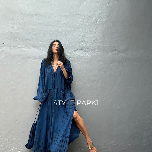 JIML29/Long Shirt dress,Maxi dress,,Loose top, Summer women dress,Stylish