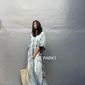 KTL105/For tall women ,Long Length  Kaftan simple Dress, stylish, Elegant, Miami,lbiza,Holiday Dress,Evening dress,loose fit,