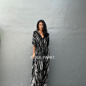 Abang04/Sexy vestido Kaftan, vestido kaftan de mujer de verano, vestidos boho, para mujeres altas, ropa de resort imagen 1