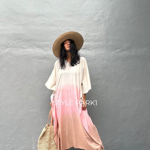 LG05/Kaftan dress, Resort wear, Summer daily look, Boho dress,Simple,Home dress,Simple