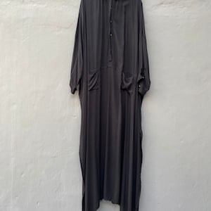 Jiml02/black Long Shirt Dress,maxi Dress,,loose Top, Summer Women Dress ...