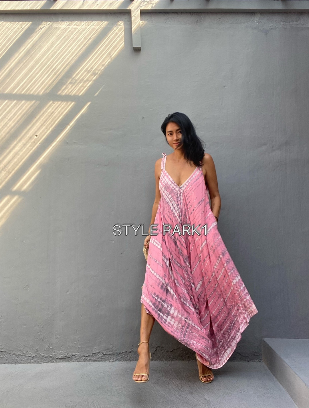 JP89/Salmon color Jumpsuit Maxi Jumpsuit Boho Jumpsuit Etsy France