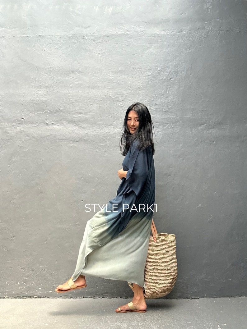 LG04/Kaftan dress, Resort wear, Summer daily look, Boho dress,Simple,Home dress,Simple image 8