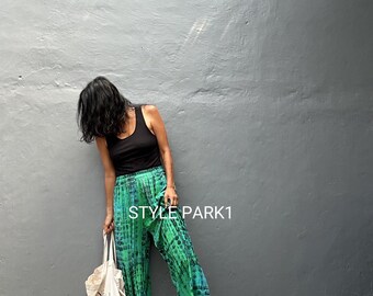 Y42/Yoga,Long Trendy ,Boho Pants,Wide Leg,Beach Pants, Whole body,Airplane