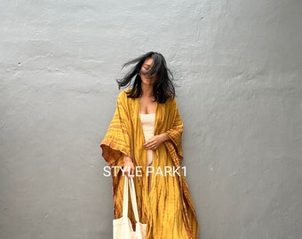 KS132/kimono,summer,Robe ,Oversized,Holiday look,Boho,festival,bohemian,boho chic ,Shawls,putu