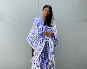 LK34/Long Kimono, Robe, Summer,Unisex Kimono,Tall Women’s,Vacations, Holiday Look