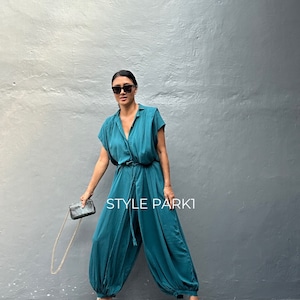 Combinaison SMK17, robe élégante, combinaison d'été, style luxueux, boutique, élégante, vacances à Bali, robe de nuit d'été image 9