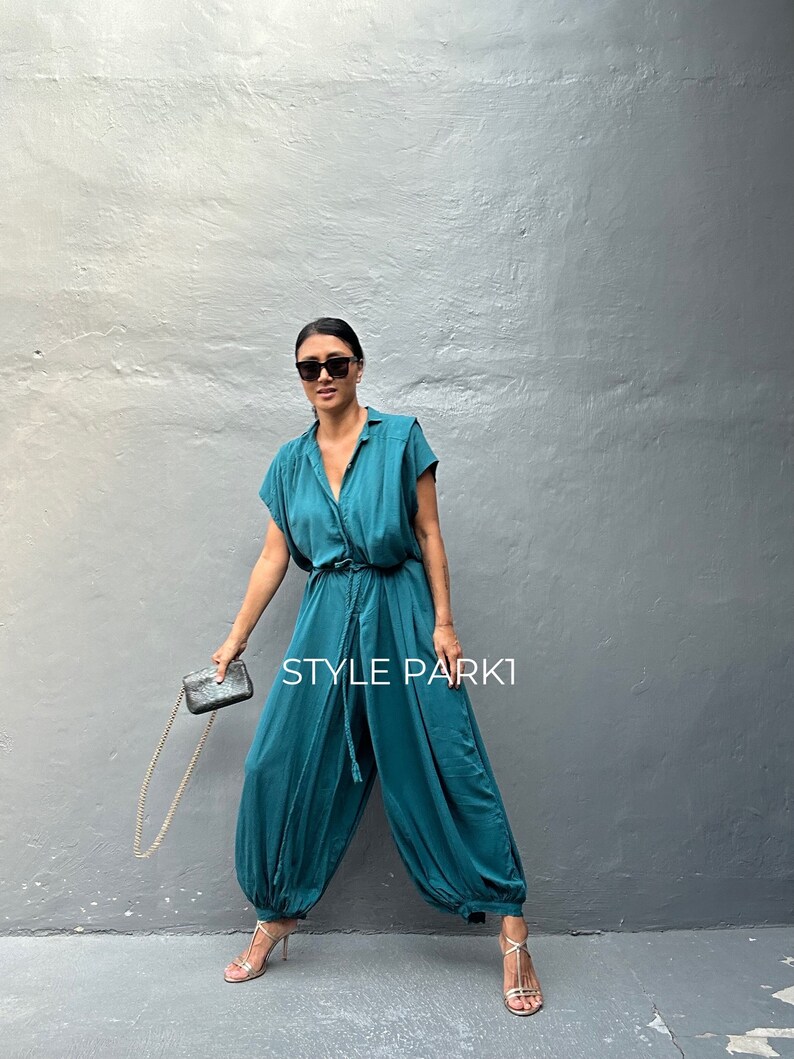Combinaison SMK17, robe élégante, combinaison d'été, style luxueux, boutique, élégante, vacances à Bali, robe de nuit d'été image 9
