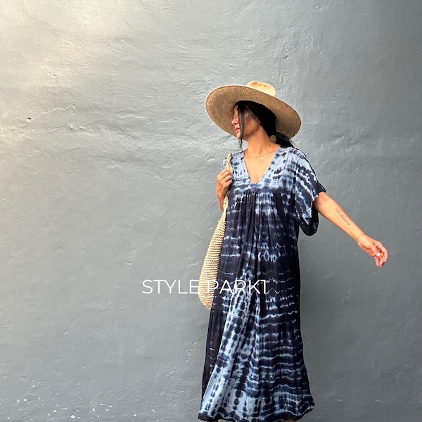 LV10/Maxi dress, Resort wear, Summer daily look, Boho dress,Simple,Home dress