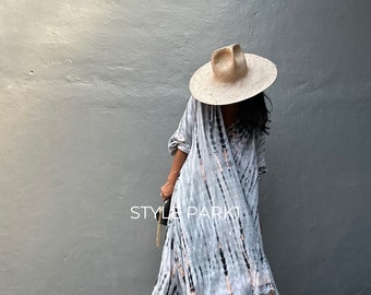 FS137/Robe longue midi, robe de vacances, robe de vacances, robe surdimensionnée