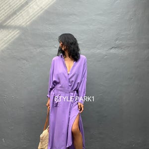 JIML47/ロングシャツドレス、マキシドレス、ゆったりとしたトップス、夏のレディースドレス、スタイリッシュ