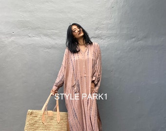 JIML25/Long Shirt dress,Maxi dress,,Loose top, Summer women dress,Stylish