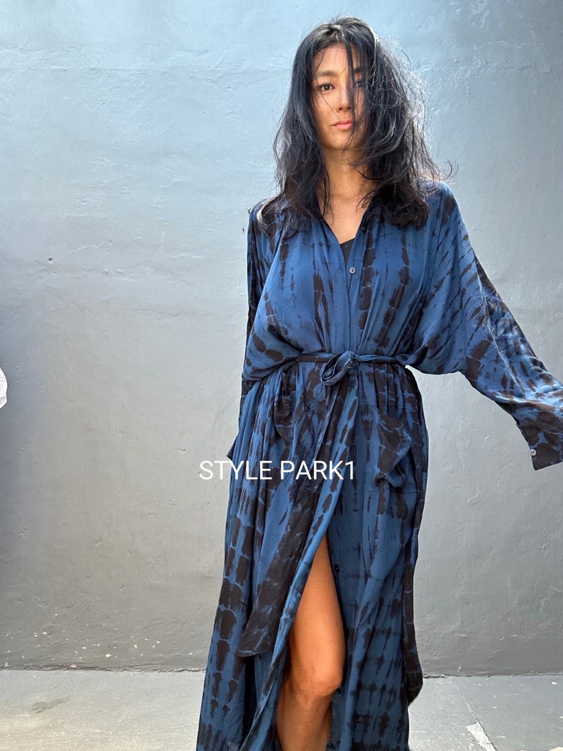 PCT03/Long Shirt dress,Maxi dress,,Loose top, Summer women dress,Stylish,Pecatu dress image 3