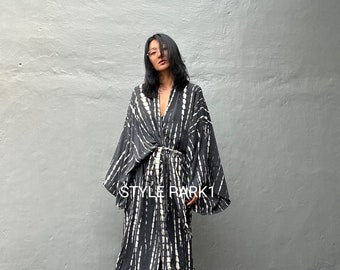 LKS34/Oversized Kimono, Robe, Zomer, Unisex Kimono, Hoge Dames, Vakanties, Vakantielook