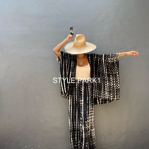 UM01/Two piece kimono set,Resort wear,Loose Fitting,Summer Outfits ,Unisex,Loungewear sets